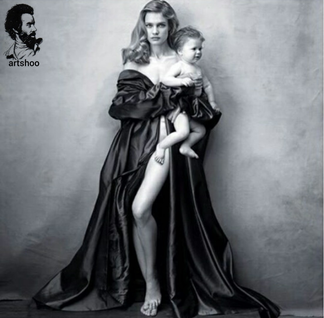 مدل کودک سیاه قلم